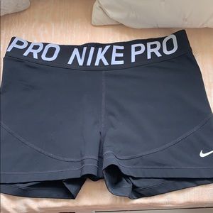 Women’s Spandex Nike Pro Athletic Shorts